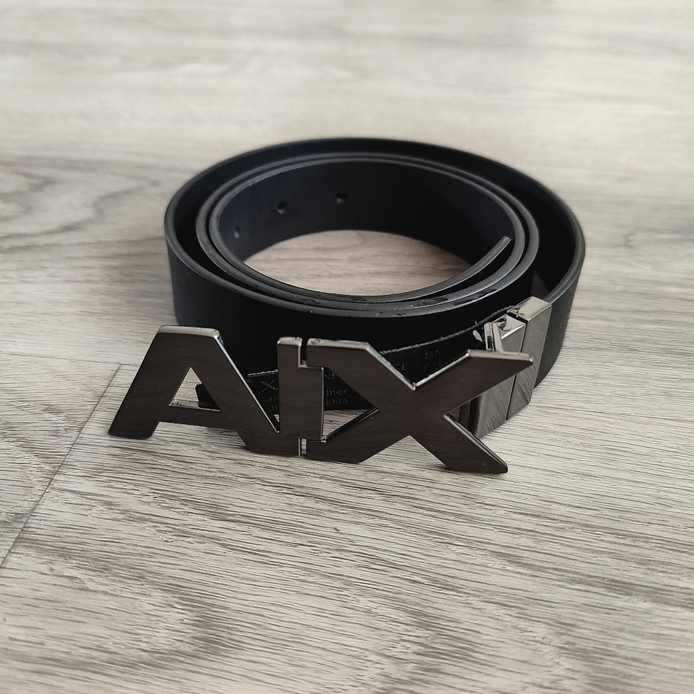 Armani Exchange Leather Belt